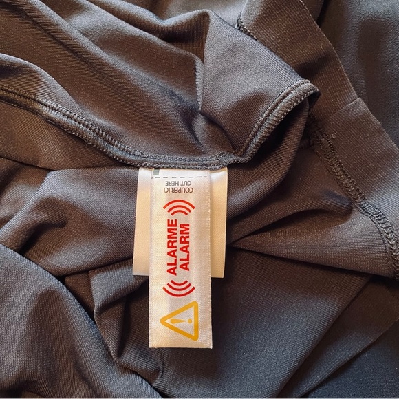 Melanie Lyne Navy Sheath Dress with sheer Overlay/ Sequined cuffs.Size 14 NWOT - Picture 15 of 16